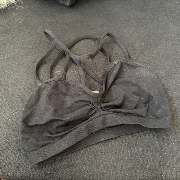 Dolls Kill Black Strappy Bralette - Picture 1 of 2